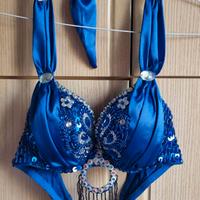 Top danza del ventre in satin