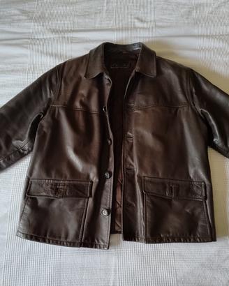 Giacca pelle uomo TG 50