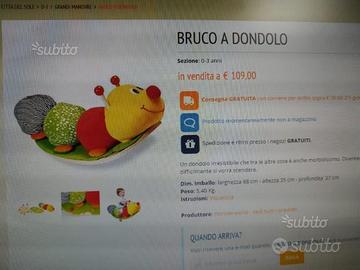 Bruco a dondolo città del sole