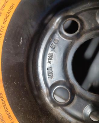 Ruotino panda punto 135/80 r14