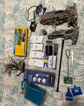 Pompa per bollicine+ mangiatoia automatica + acces