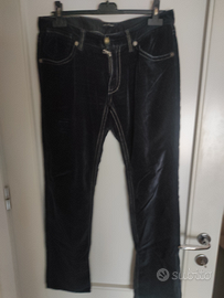 Pantaloni uomo guess tg.46 colore nero velluto