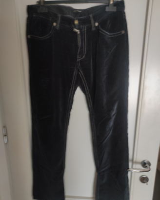 Pantaloni uomo guess tg.46 colore nero velluto