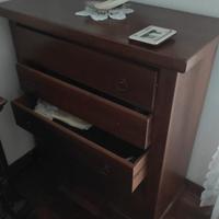 cassettiera in noce 