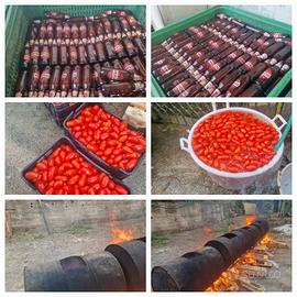 bottiglie di pomodoro 