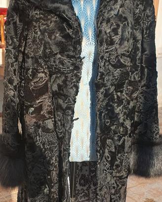 Giacca persiano e volpe nera