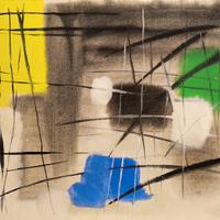 Liliana Cossovel - dipinto quadro astratto anni 50