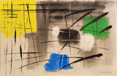 Liliana Cossovel - dipinto quadro astratto anni 50