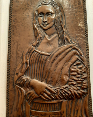 Quadro della Monnalisa Tutto in Rame