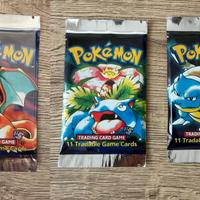 Bustine Pokémon Set Base Prima Edizione