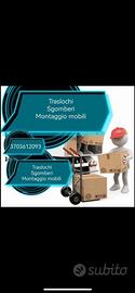 Traslochi ,montaggio mobili e servizi discarica