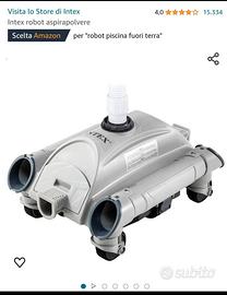 robottino pulizia  fondo piscina