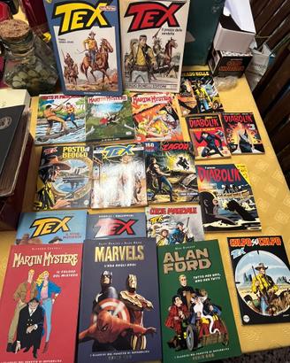 FUMETTI VARI tex , martin, zagor,diabolik, marvel