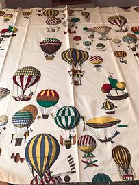 Tessuto Fornasetti ediz.”Mongolfiere” ecru’