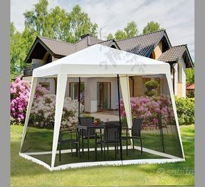 Gazebo impermeabile con zanziariera 