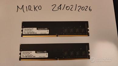 RAM ddr4 32gb Teamgroup 3000 mhz