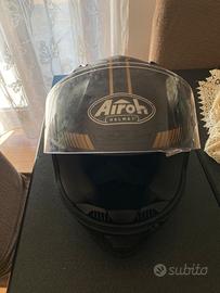 Casco Airoh Spark Thrill Gold nero/oro integrale