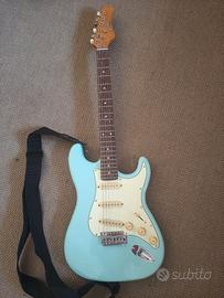 Chitarra elettrica co amplificatore