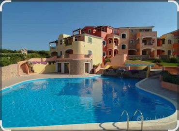 Trilocale con piscina