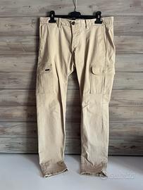 Pantaloni Alcott beige stretti
