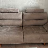Divano in camoscio