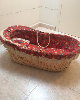 Cesta in vimini per neonati