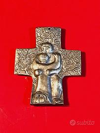 croce padre famiglia fusione in bronzo
