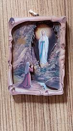 quadretto Madonna di Lourdes 