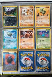 Lotto carte Pokemon del set EX Team Rocket Returns