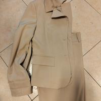 Gessato Beige e Grigio