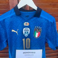 Match worn insigne italia+ COA