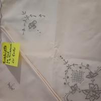 2 tovagliette da the con tovaglioli 