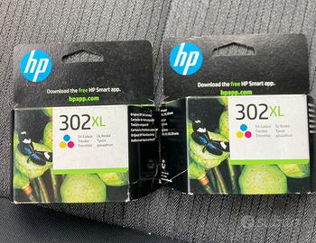 2 Cartucce HP 302 XL HP302 colore tricromia