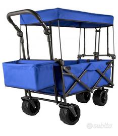 CARRELLO PIEGHEVOLE DA SPIAGGIA - GIARDINO - ECC