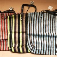 3 shopper di tessuto fantasia Segue NUOVE