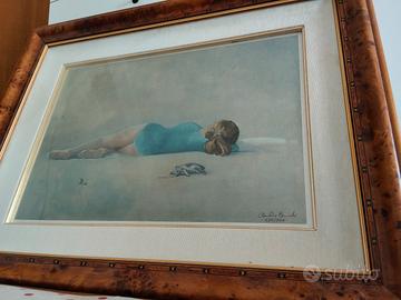 LITOGRAFIA SU ARGENTO 925 - Claudio BONICHI - "Chi