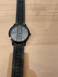 orologio uomo versus versace nuovo nero e grigio 