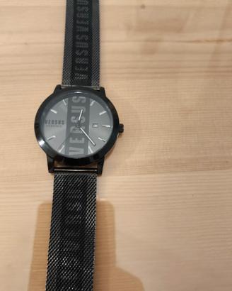 orologio uomo versus versace nuovo nero e grigio 