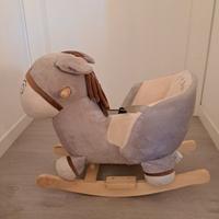 Cavallo a dondolo a forma di asinello 