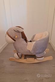 Cavallo a dondolo a forma di asinello 