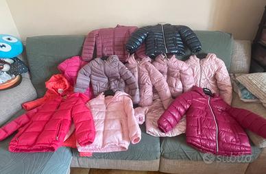 Piumini bambina varie taglie da 3 a 6 anni