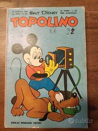 topolino numero 233 del 25 aprile 1960 vol. XXXIX