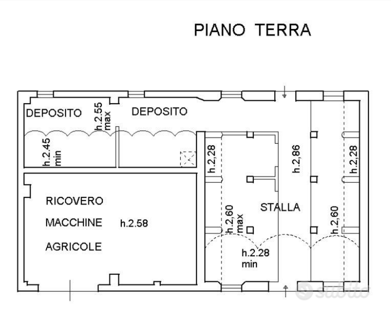 Fienile + terra - Vista 3