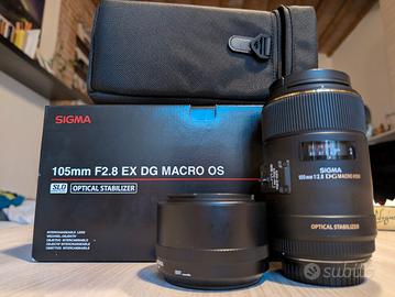 Sigma - obiettivi 105mm-F/2.8 AF macro Canon 