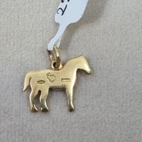 Ciondolo DoDo Cavallo "Fuggiamo insieme" in Oro18