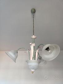 lampadario vetro murano 