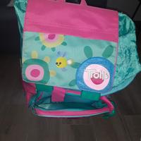 Zaino scuola trolls originale 1 2 3 elementare