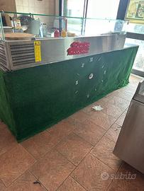 Banco per pizze frigoriferi vetrina frigo