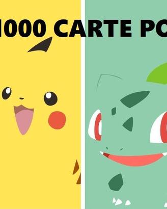 Pokémon GCC: 1000 carte varie, 70 euro