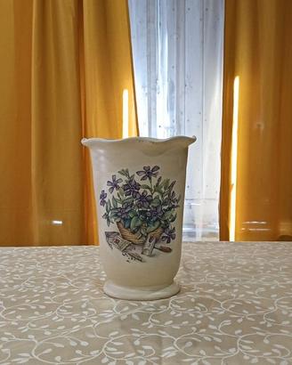 Vaso stile decoupage